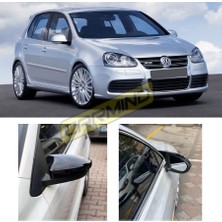 Vw Golf 5 Batman Yarasa Ayna Kapağı Piano Black 2003-2009