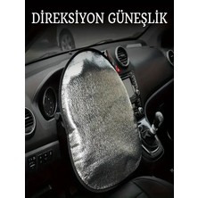Otomobil Direksiyon Güneş Koruma Aparatı Isı Yalıtımlı Direksiyon Simit Güneşlik Perdesi