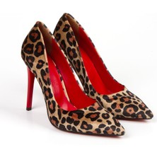 İnyola Shoes Kadın Cilt Yüksek Ince Topuklu Stiletto 3083