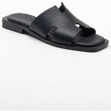 İnyola Shoes Kadın Cilt Deri Günlük Terlik 6293