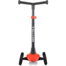 Wellgro Turbo 3 Tekerli Yükseklik Ayarlı Scooter, Kırmızı