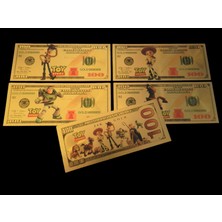 Oyuncak Hikayesi (Toy Story) 24K Altın Kaplama 5li Set