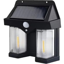 2li Solar Enerjili Güneş Enerjili Hareket Sensörlü Şarjlı LED Duvar Apliği Duvar Tipi LED Aplik CL-228