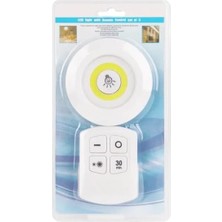 H1COB Uzaktan Kumandalı Tekli Spot Lamba Pilli Dolap Altı Spot