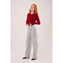 Seyam Premium Model Oturtmalı Gri Pantolon
