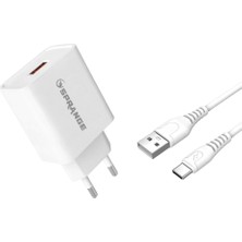 Sprange Poco M3 Pro  T-40 22W Hızlı Şarj Yerli Üretim - Type-C Data & Şarj USB Kablo