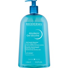 Bioderma Atoderm Shower Gel Aile Boyu Kuru Ciltler İçin Nemlendirici Duş Jeli Bebek Çocuk Yetişkin 1 lt