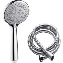 Mcreative 5 Fonksiyonlu Duş Başlığı + 150CM Duş Spirali Hortumu/duş Seti Takımı