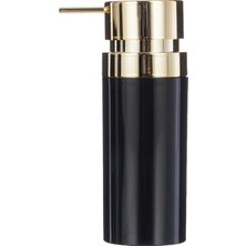 Mcreative M-E31-06-A Lenox Sıvı Sabunluk Siyah Altın Çerçeveli