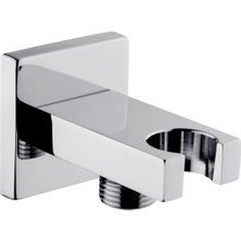 Mcreative Root Square A45233 Ankastre El Duşu Çıkışı, El Duşu Askılı, Krom