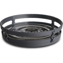 Mcreative Palm Katı Sabunluk, 12,5 x 2,5 Cm, Gri