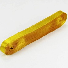 Vitrini Sarı Renk Saten Kurdela 1  cm . x 10 Metre (Sarı)