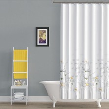 Mcreative Home Banyo Perdesi - Tek Kanat Polyester Kumaş 180X200 cm
