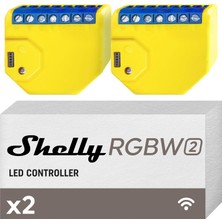 Mcreative Rgbw 2 Takım ile 2 Parça Anahtarları/denetleyici LED Şerit Rgb Wifi Amazon Alexa ile Çalışır Google Ev Mqtt Kontrolü App ile Shelly Bulut Yeni Sarı
