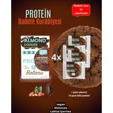 Kakaolu Proteinli Düşük Şekerli Badem Unu Kurabiyesi 240 gr