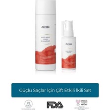 Güçlü Saçlar Için Çift Etkili Ikili Set