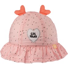Kitti Kız Çocuk Girl Power Baskılı Şapka (1-3 Yaş)