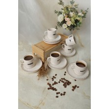 Keramika Deep Collection Mottolu Nordic Kahve Takımı 12 Parça 6 Kişilik 22650-55