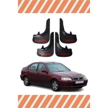 Heda Tex Honda Civic Euro Hb 1996-2001  Tunıng Yazılı 4'lü Tozluk Çamurluk Paçalık