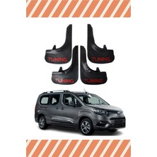 Heda Tex Toyota Proace City Tunıng Yazılı 4'lü Tozluk Çamurluk Paçalık