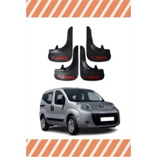 Heda Tex Peugeot Bipper Tepee Tunıng Yazılı 4'lü Tozluk Çamurluk Paçalık