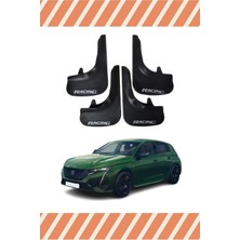 Heda Tex Peugeot 308 Racing Yazılı 4'lü Tozluk Çamurluk Paçalık