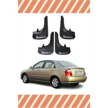 Heda Tex Kia Cerato 2004-2009  Sports Yazılı 4'lü Tozluk Çamurluk Paçalık