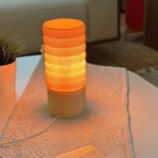 Mactela Modern Tasarımlı Şık Abajur |dekoratif Masa Lambası, Yatak Odası, Salon ve Ofis Aydınlatması