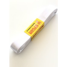 Hayalperest Boncuk Beyaz Renk Saten Kurdele 2 cm