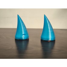 3D Fabrick Motosiklet Işıklı Kask Boynuzu,ışıklı Şeytan Boynuzu Pil Dahil