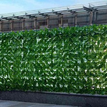 Spibicyy 0.5x3 Metre Duvar Bitki Çit Yaprakları Yapay  Sarmaşık Yaprağı Gizlilik Çit Ekran Dekor Panelleri Çit (Yurt Dışından)