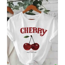 Panda Baskı Tekstil Cherry Özel Tasarım Baskılı Oversize Tshirt