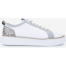 Valmenti Kadın  Deri Sneakers & Spor Ayakkabı 1115 1950 Bn Ayk Y25 Byz Fltr/tas Suet/grı Kroko