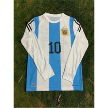 Arjantin Messi Uzun Kol Yetişkin Forma