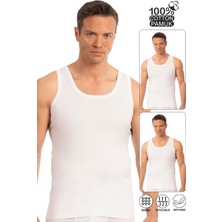 Özkan Underwear Özkan 0050 2'li Paket Erkek Pamuklu Süprem Esnek Rahat Kalın Askılı Atlet