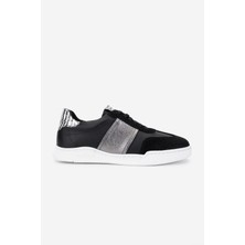 Valmenti Kadın  Deri Sneakers & Spor Ayakkabı 1115 2906 Bn Ayk Y25 Syh Suet/syh Dr/ant Kroko