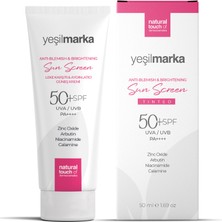Yeşilmarka Leke Karşıtı & Aydınlatıcı Güneş Kremi 50 Faktör (Spf)