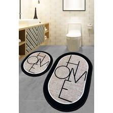 Mohe 2'li Set Banyo Halısı Djt