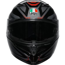 Agv K3 Syth Black Red Kapalı Kask