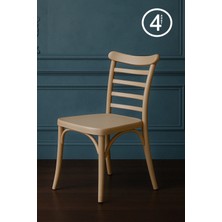 Sandalie Efes Mutfak Sandalye 4 Adet – Cappucino