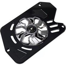 Sym Aksesuar Jet x 125 Modifiye Radyatör Koruma Kapağı (Gümüş Gri) Metal Parça