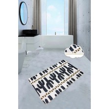 Cactus Time 70x120 Cm Banyo Halısı Paspas Kaymaz Taban Yıkanabilir Djt