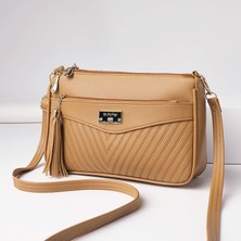 Moda Kadın Crossbody Çanta Bayan Deri Omuz Çantası Kızlar Için Günlük Çanta (Yurt Dışından)