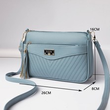 Moda Kadın Crossbody Çanta Bayan Deri Omuz Çantası Kızlar Için Günlük Çanta (Yurt Dışından)