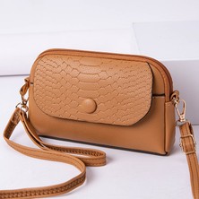Moda Küçük Crossbody Çanta Kadınlar Için Omuz Çantası Deri Çanta Debriyaj Kızlar Için (Yurt Dışından)