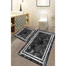 Chilai Home Frezy 2'li Set Banyo Halısı Djtbanyo