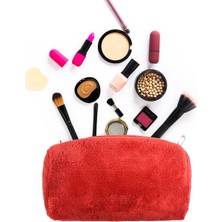 Pabtex Fermuarlı Peluş Makyaj Çantası (Kısa Tüylü) – Kadınlar Için En Yeni Makyaj Çantası