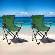 Simple Living 2'li Piknik ve Kamp Sandalyesi - Yeşil