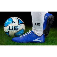 Lig Falcon-70 TRX  Erkek Halı Saha Spor Ayakkabı Saks