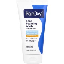 Panoxyl, Akne Köpüren Yıkama, Yüz ve Vücut Için, Maksimum Güç, 5.5 Oz (156 G)